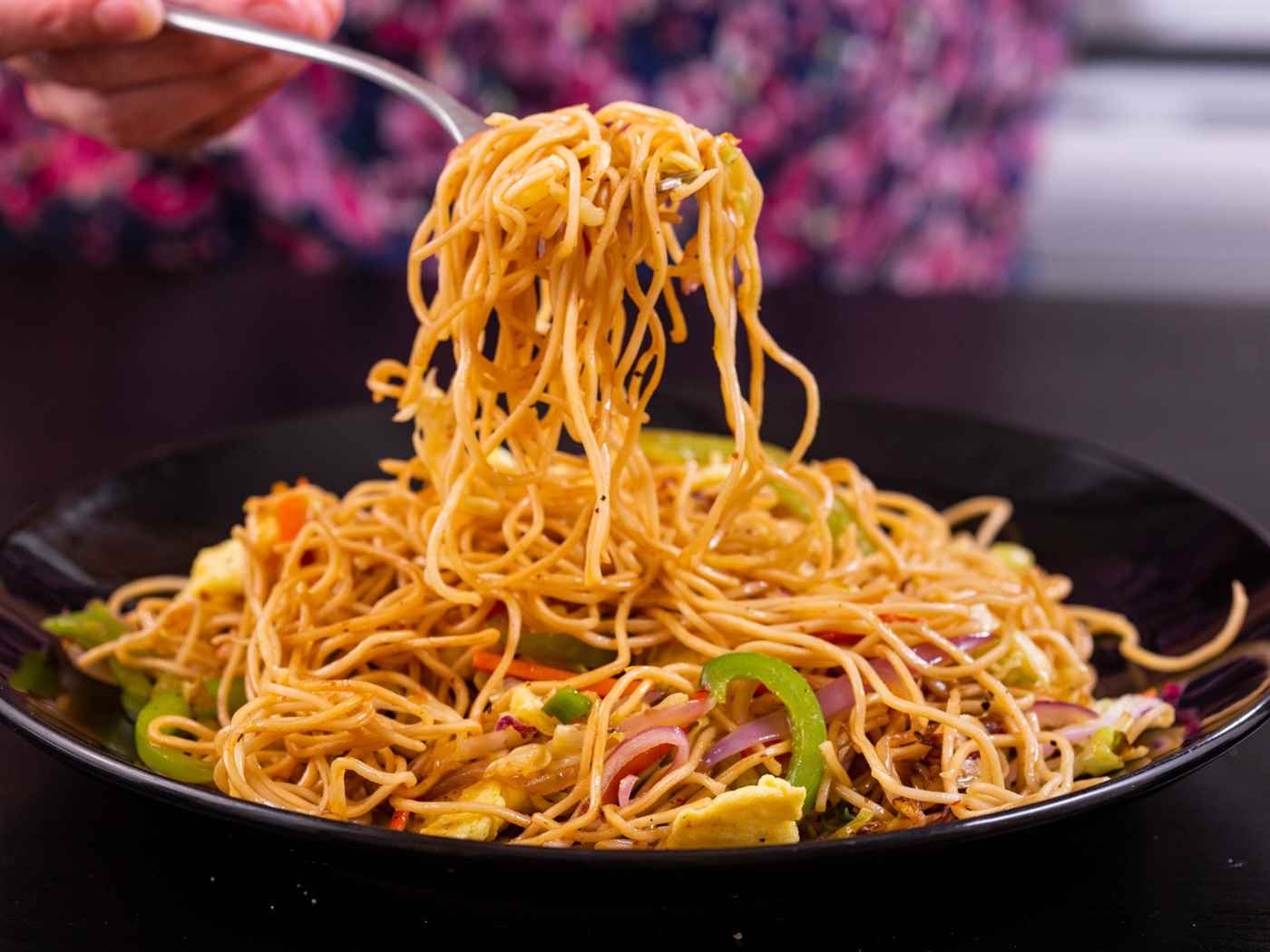 Chinese specials with noodles and sauces